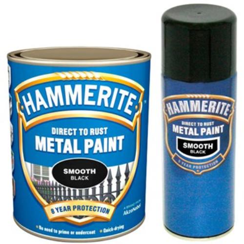 Hammerite Smooth 250ml Silver