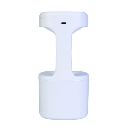 Sleek water drop diffuser with floating design, includes lavender oil, perfect for calming aromatherapy at home or office.