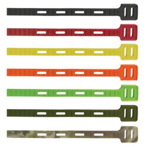 Earls One Tie - Reusable Tie Strap - Red 14" - 6 pack