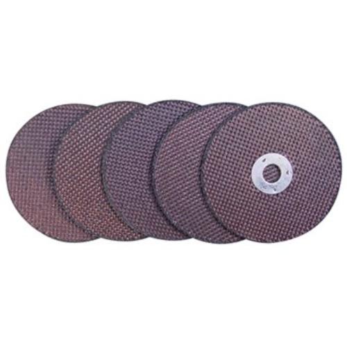AmPro 75mm cut-off wheels (5pc) with 3/8" arbor for precise cutting of sheet metal and hardware, ideal for professionals and DIYers.