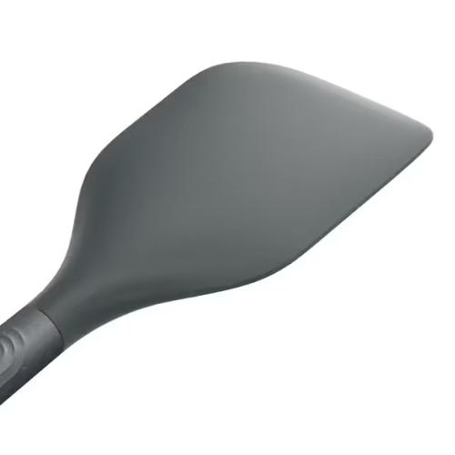 Large Zyliss Spatula with eco-friendly wheat straw handle and heat-resistant silicone head, perfect for versatile cooking tasks.