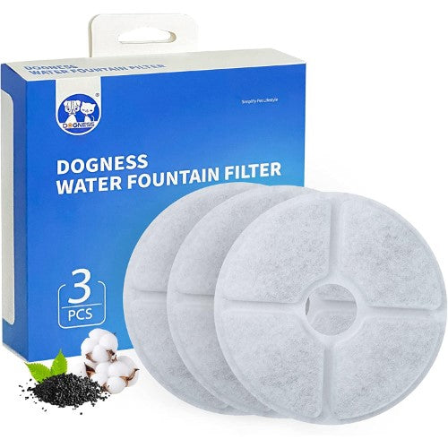Dogness Fountain Filters for D07 D08 D09 Fountains - Flipside (3 Pack)