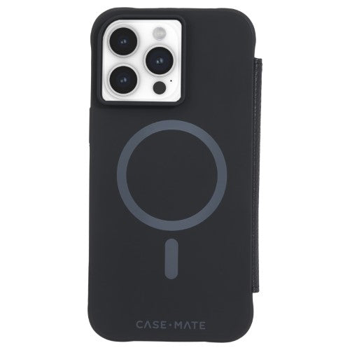 Smartphone Case - CaseMate iPhone 15 Pro Max Wallet Folio (Black)