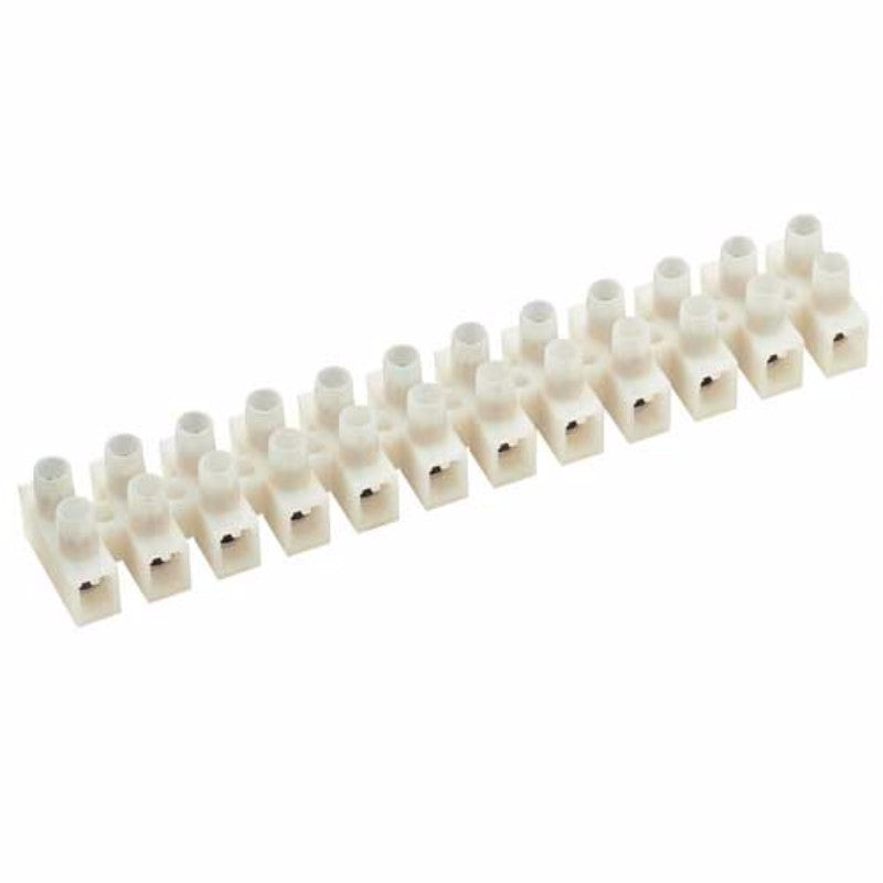 Narva 6mm connector cable strip pack of 10, featuring durable nylon terminal blocks for reliable electrical connections.
