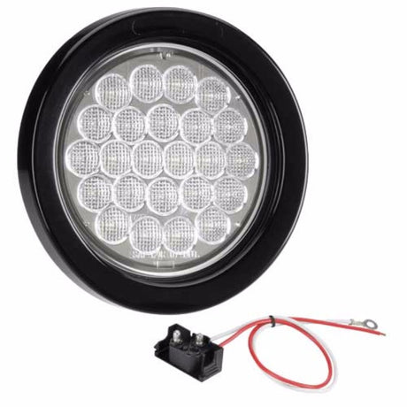 Narva LED 40 9-33v Reverse White Kit provides bright illumination for safe nighttime reversing in various vehicles.