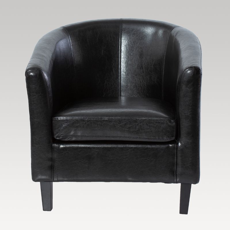 Tub Chair - Makers PU (Black)