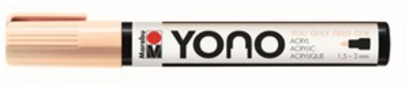 Marabu Yono 029 Bullet Rose Beige acrylic marker for versatile use on various surfaces, offering bright, water-based colors.