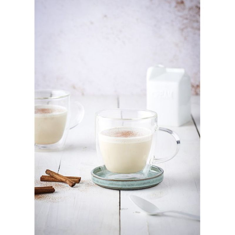 Mastrad Cold Brew Nitro Coffee Brewer for crafting frothy cold beverages at home, includes nozzles and cleaning brush.