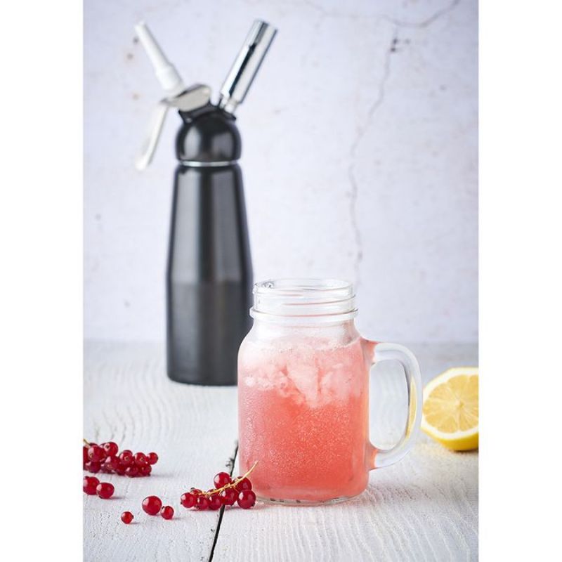 Cold Brew Nitro Coffee Brewer by Mastrad, for making frothy, nitrogen-infused cold beverages at home, 0.5L capacity.