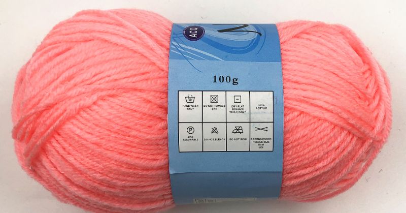 Set of 6 vibrant 100g acrylic yarn skeins, perfect for knitting, crocheting, and DIY projects, super soft and durable.