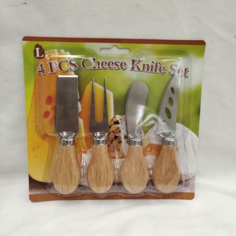 Stylish cheese knife set featuring 12 sets of ergonomic, stainless steel knives for effortless cheese cutting and serving.