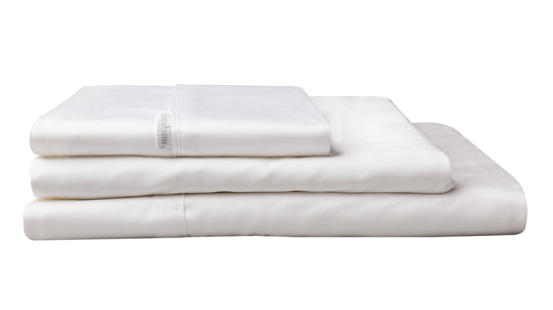 Fitted Sheet  - 400 White - Super King - PLATINUM