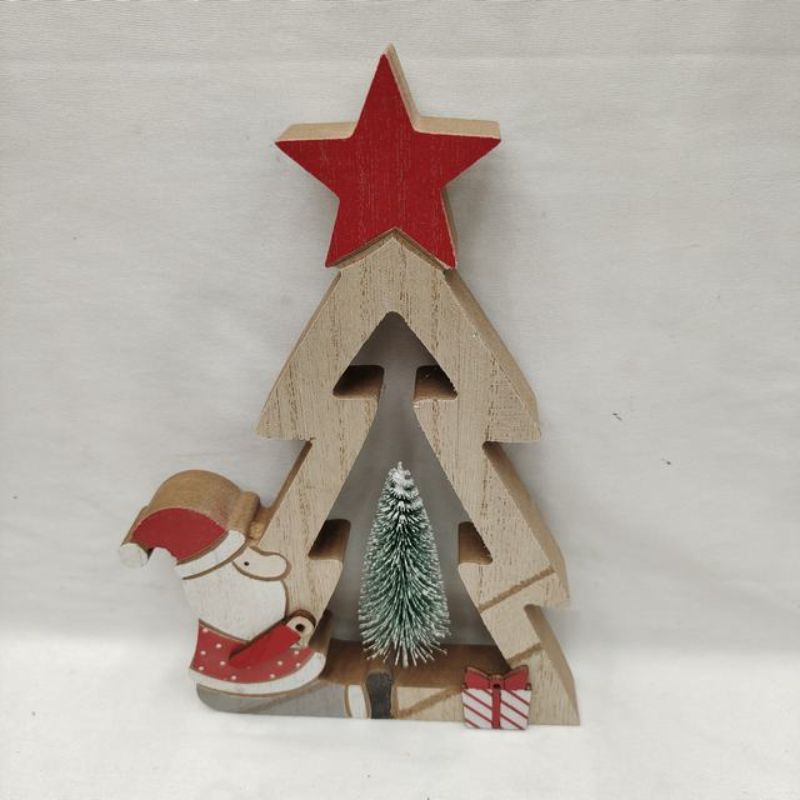 Set of 6 festive Christmas tree ornaments featuring various styles, adding charm and sparkle to holiday decor.