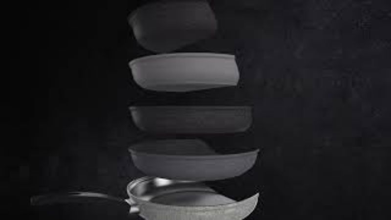 Flonal Dura Induction Grill Pan 28cm in forged aluminum, featuring a non-stick surface and ergonomic handle for versatile cooking.