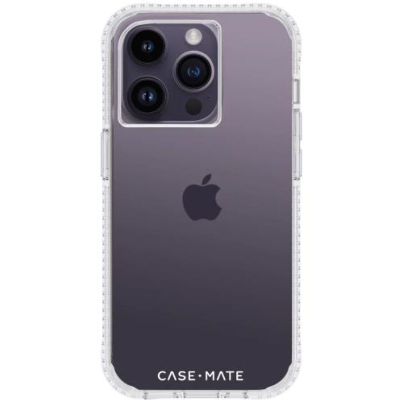 Case-Mate iPhone 14 Pro 6.1in Tough Clear Plus w/ AM w/ Recycled