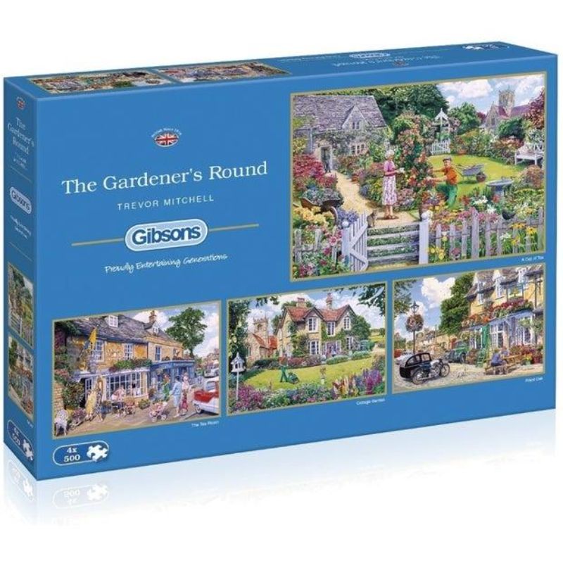 Jigsaw - Gibsons: The Gardener's Round (4 x 500pcs)