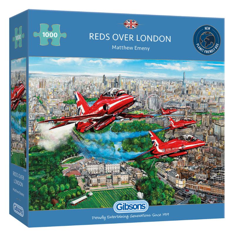 Jigsaw - Gibsons: Reds Over London (1000pcs)