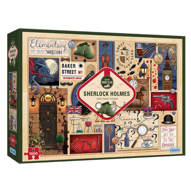 Jigsaw - Gibsons: Book Club: Sherlock Holmes (1000pcs)
