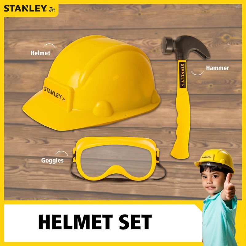 Stanley Jr: Helmet Safety Goggles - Hammer