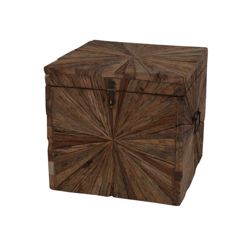Stylish 48cm trunk box for versatile home or office storage, featuring a spacious interior and lightweight, durable design.