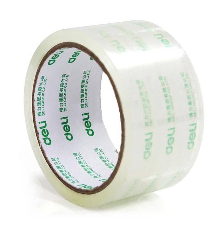 Durable 4.8 x 200M packaging tape for secure sealing, ideal for shipping, moving, and crafting. High adhesion and easy dispenser.