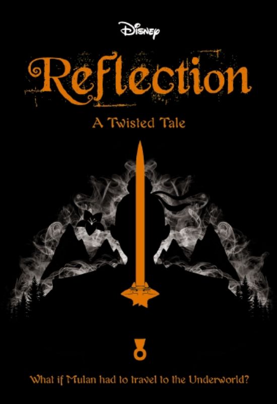 Book cover of 'Reflection', Mulan's journey to the Underworld to save Captain Shang from King Yama, filled with suspense and adventure.