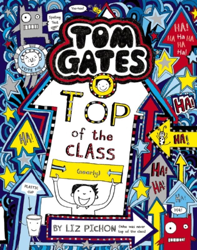 Tom Gates #9: A humorous children's paperback about school life, filled with antics, doodles, and friendship lessons.