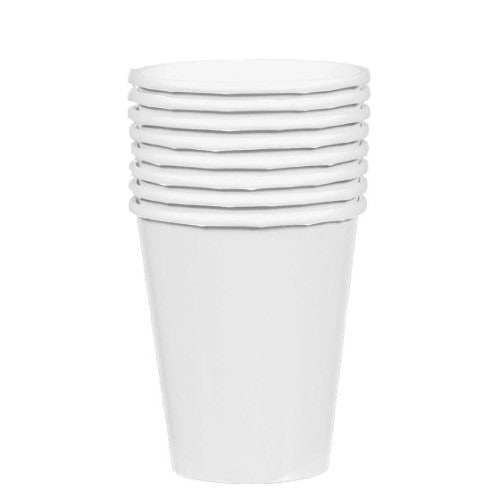 354ml Paper Cups 20 Pack- Frosty White  - Pack of 20