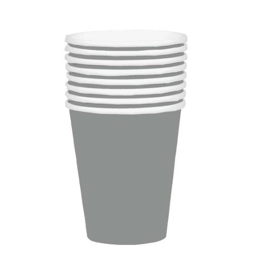 354ml Paper Cups 20 Pack- Silver  - Pack of 20