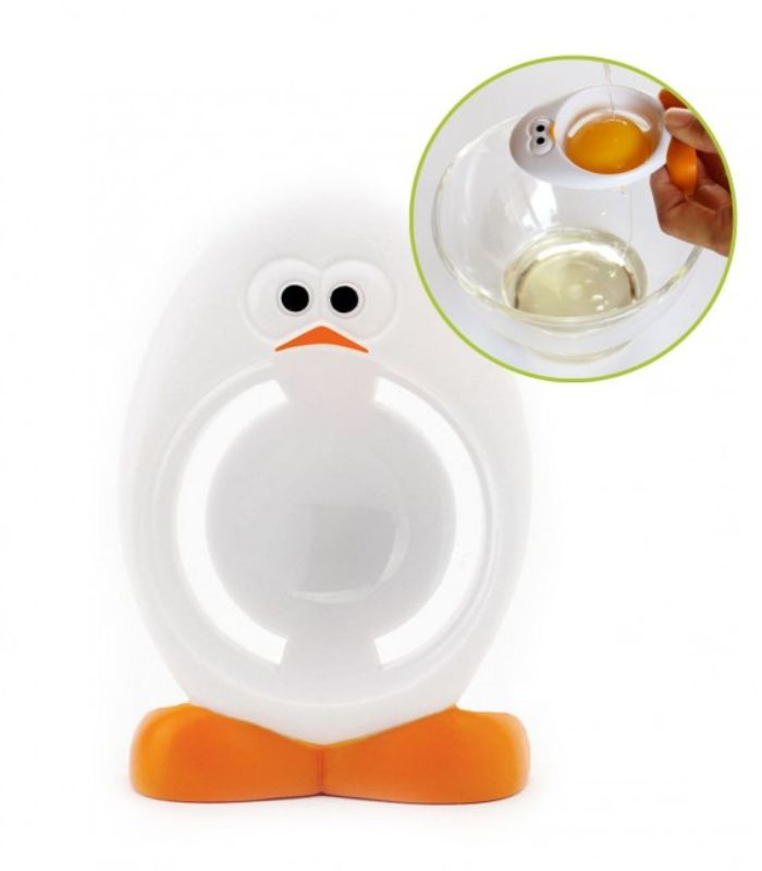 Yolky Egg Separator for easy and clean separation of egg yolks and whites, perfect for baking and cooking.