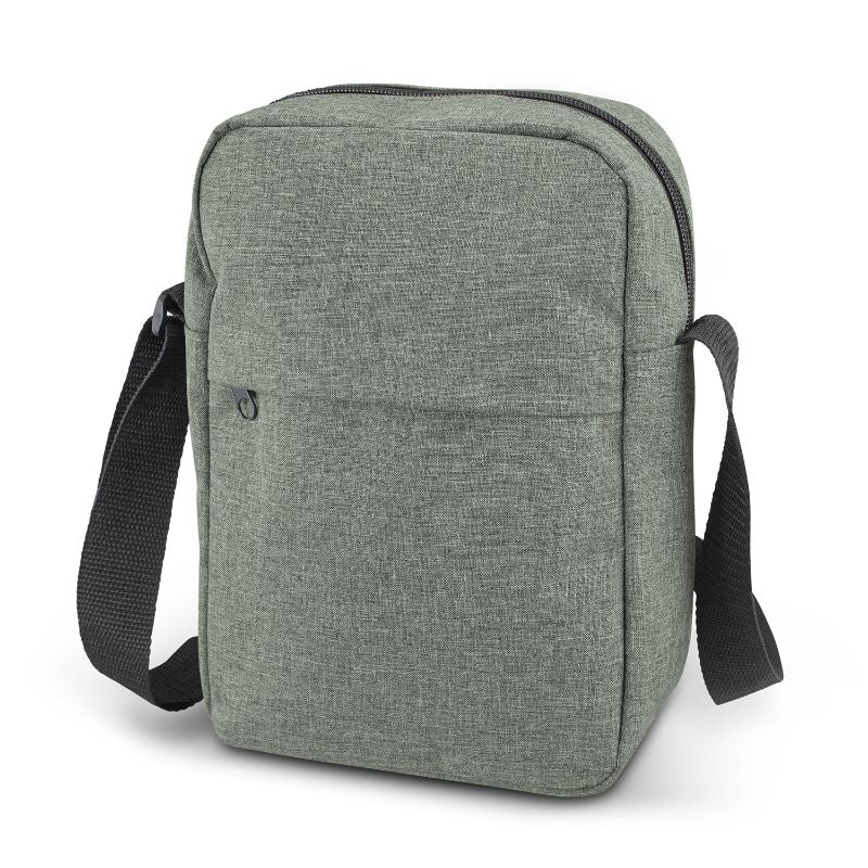 Set of five stylish grey travel bags, 24cm each, made from durable polyester with zippers for organization and comfort.
