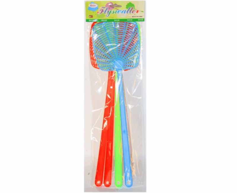 Set of 16 durable fly swatters with comfortable grip for effective indoor and outdoor fly control.