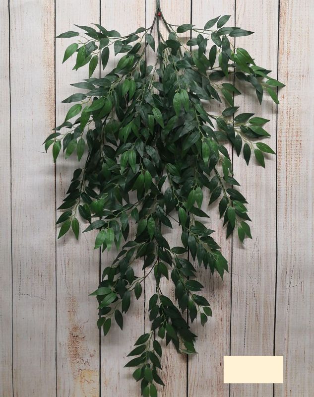 X-large vibrant green artificial leaf bush, mimicking real foliage for elegant, low-maintenance home decor.