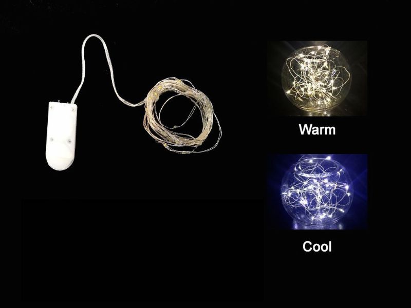 Enchanting 3m cool silver LED string lights for indoor and outdoor decor, perfect for creating a warm, inviting atmosphere.