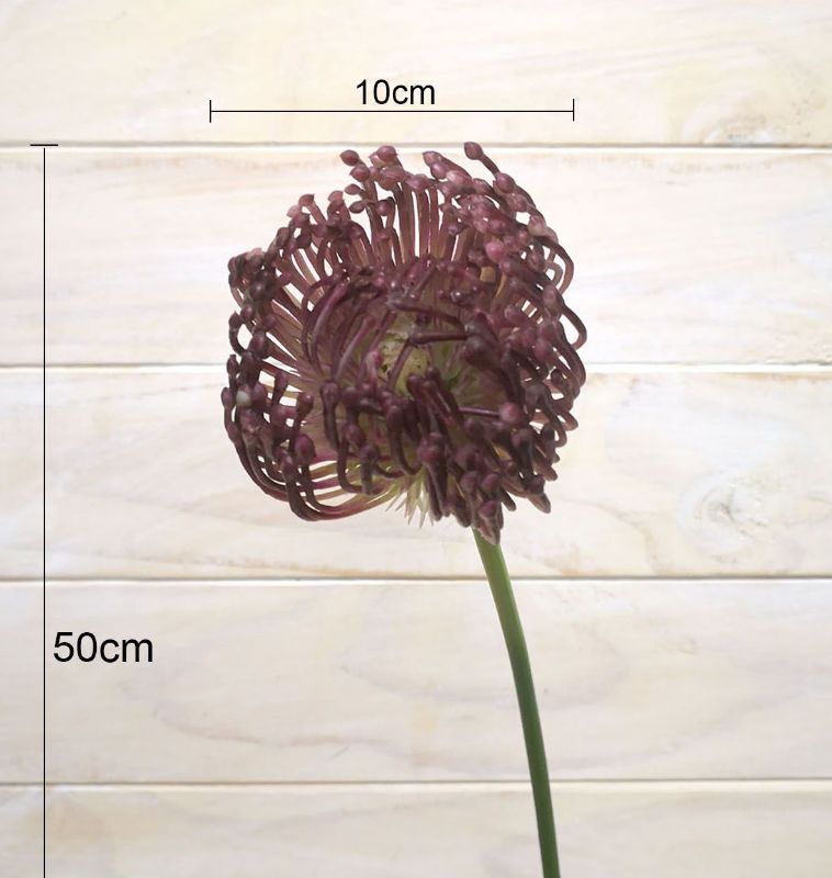 Lifelike purple artificial Warata stem, perfect for vibrant floral arrangements and versatile home decor.