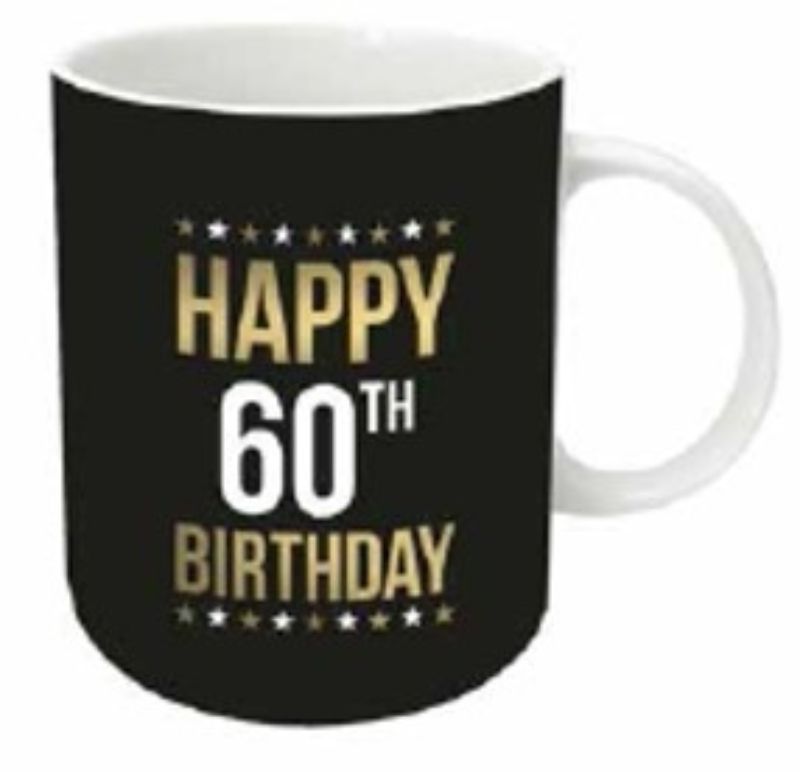 Mug - Gold Foil 60th Birthday (12oz)