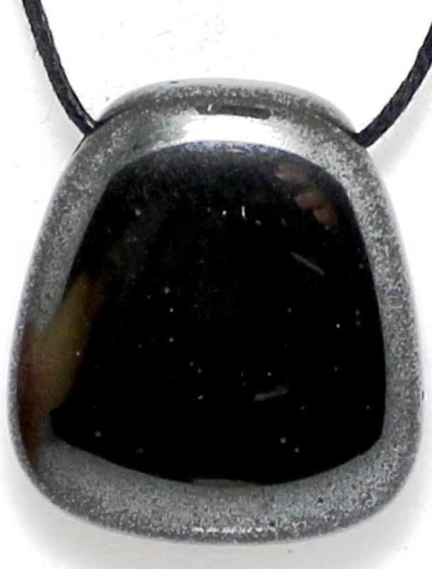 Set of 6 hematite Aquarius pendants, designed to enhance self-esteem and protect against negative energies.