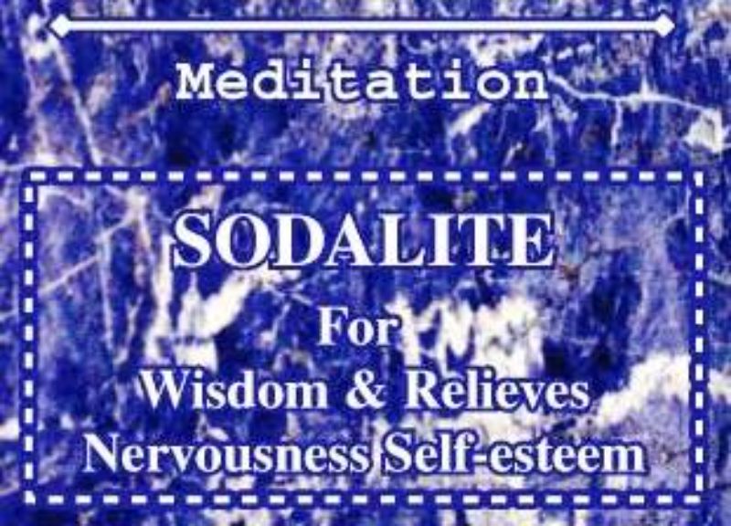 Set of 6 sodalite pendants for Sagittarius, promoting spiritual insight and calm energy in deep blue hues.