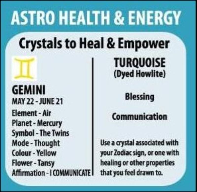 Set of 6 Howlite Gemini bracelets featuring calming turquoise stones, enhancing communication and style for daily wear.