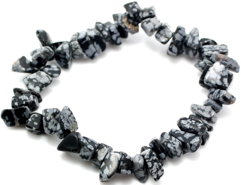 Zodiac Bracelet - Snowflake Obsidian Capricorn (Set of 6)