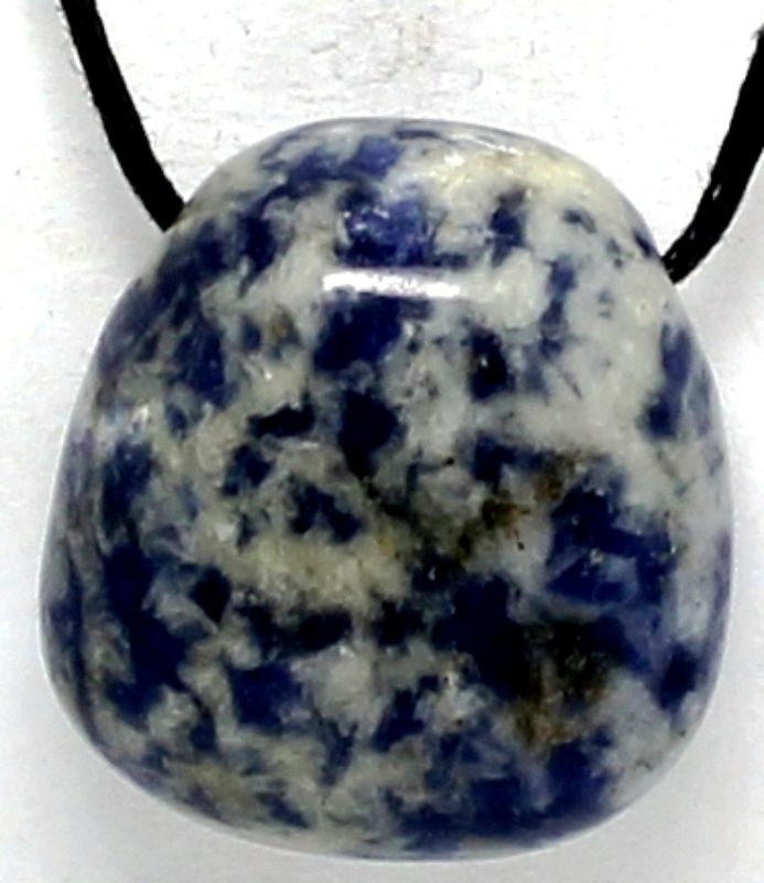 Set of 6 sodalite Sagittarius pendants promoting spiritual clarity, emotional stability, and healing properties.