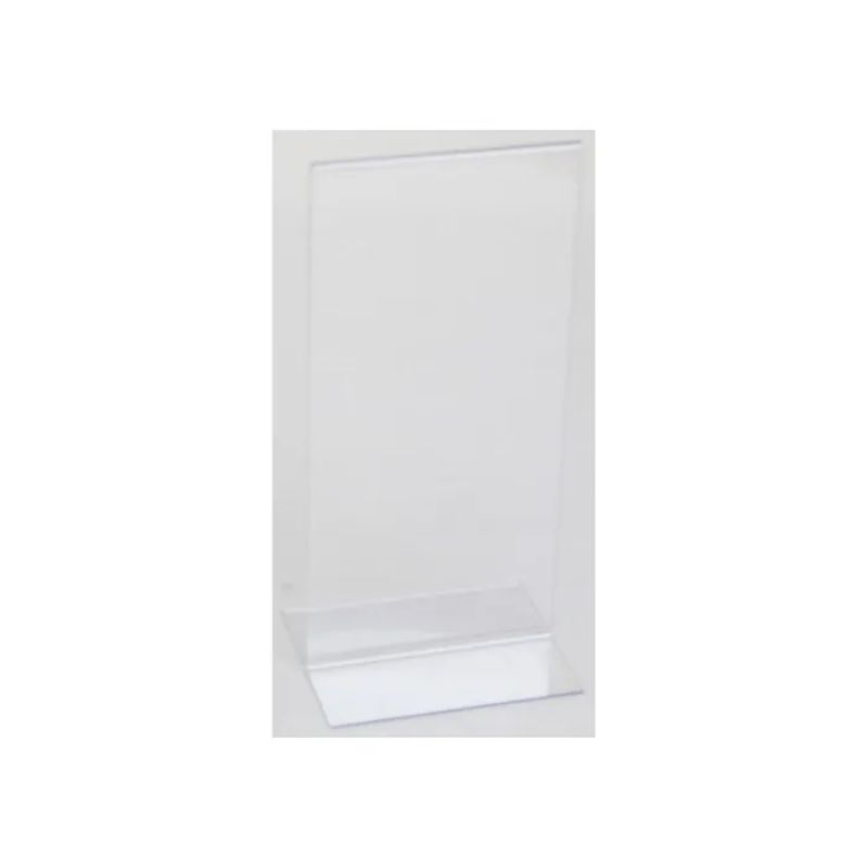 Premium 210x98mm menu holder with sleek design, ideal for elegantly displaying menus in restaurants and cafes.