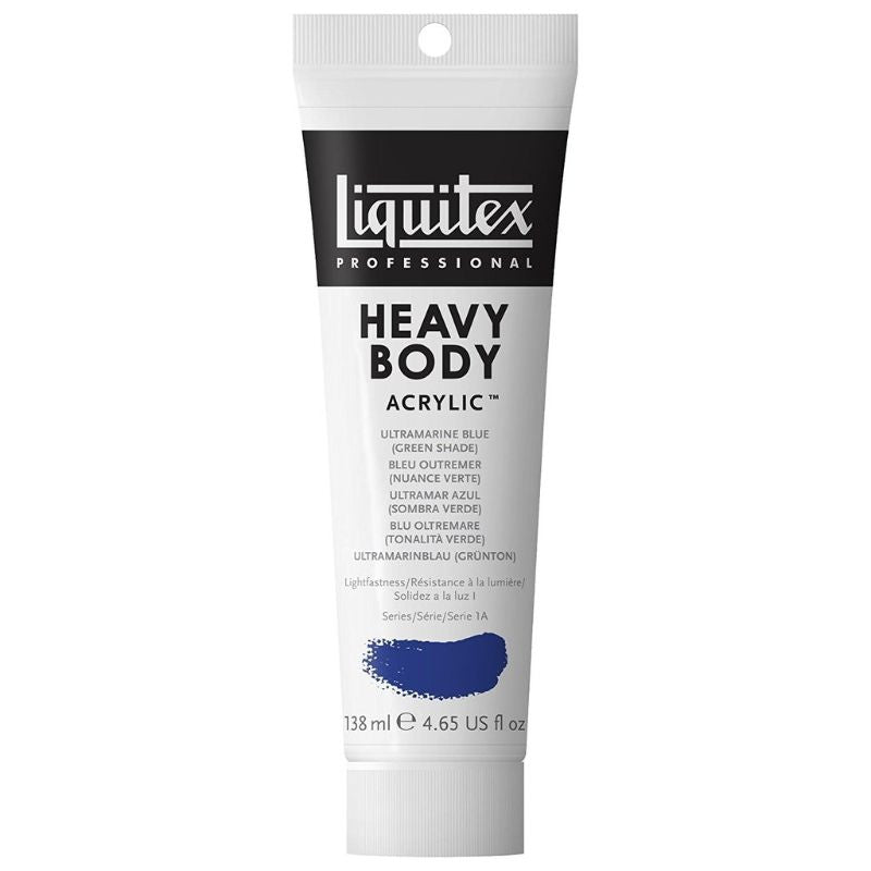 LIQUITEX PROFESSIONAL HEAVY BODIED ACRYLIC 138ML in vibrant Ultra GS S1, perfect for thick, textured painting on various surfaces.