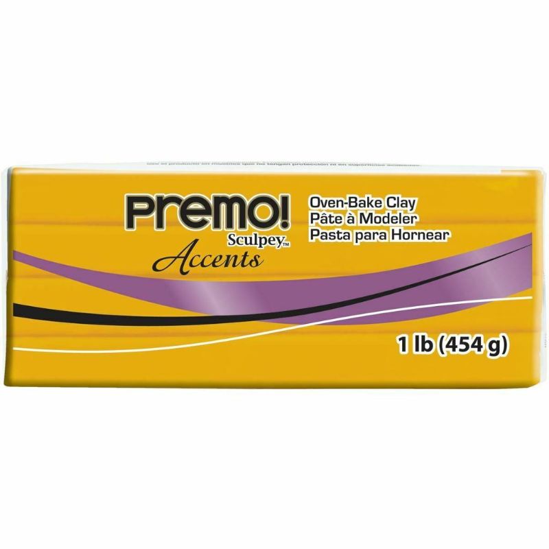 High-quality SCULPEY PREMO oven-bake clay in vibrant colors, perfect for detailed crafts and lasting creations.