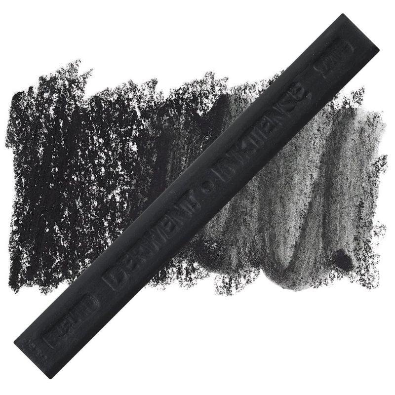 Die-cut ink block in black with chunky design, used dry for defined lines or wet for vibrant washes in artistic creations.