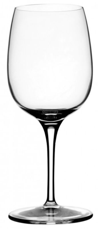 Set of 6 Luigi Bormioli Palace Wine Glasses, 365ml, crafted from lead-free crystal for elegance and durability.