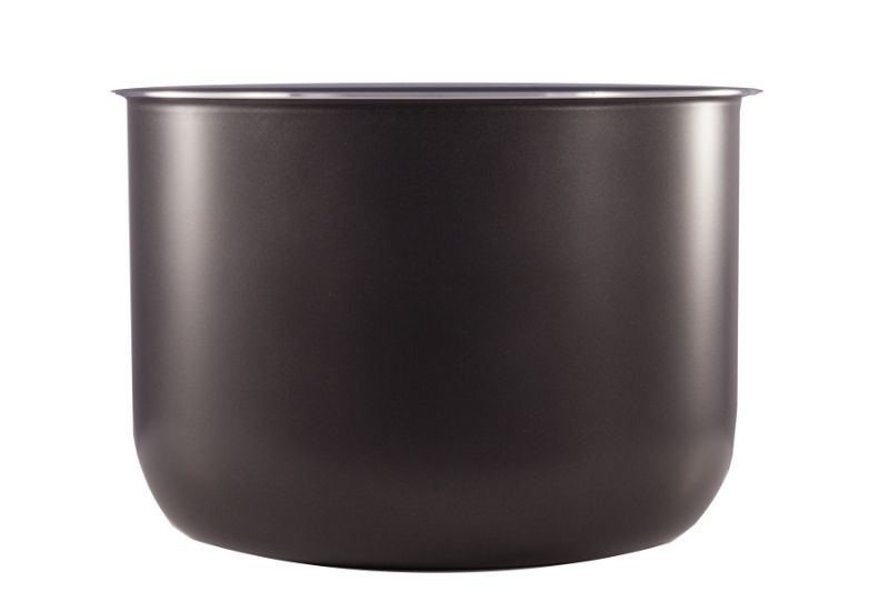 Instant Pot ceramic-coated non-stick inner pot, 3Lt, Teflon-free, oven-safe, ideal for easy cooking and cleaning.