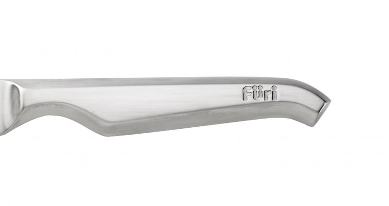 Furi Serrated Steak Knives set featuring 12cm stainless steel blades and comfortable reverse-wedge handles for precise slicing.
