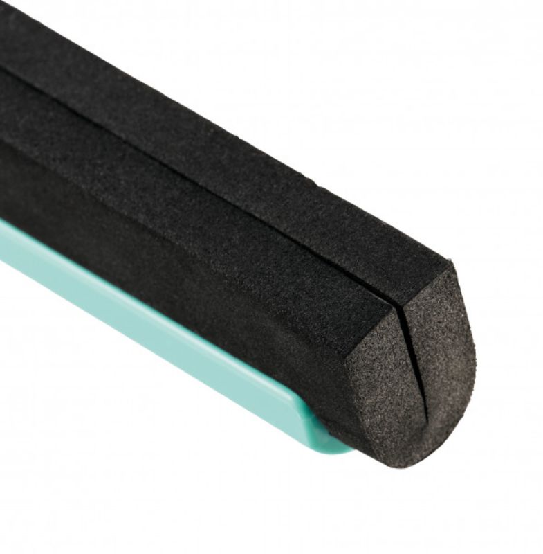 Leifheit Rubber Trekker Click: 45cm versatile floor cleaner with double rubber lip for effective dirt and water removal, compatible with Click System.