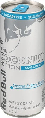 Red Bull Sugar Free Coconut Edition Energy Drink 12 x 250ml